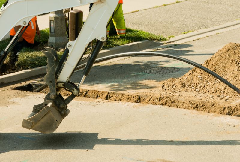 Trenching Equipment in Use