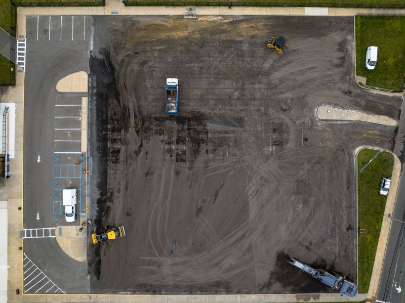Parking Lot Excavation in Conroe, TX