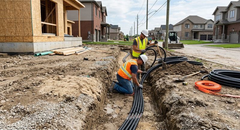 Electrical Line Trenching Service