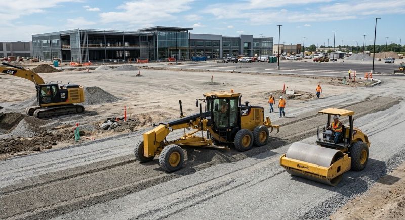 Parking Lot Leveling in Gwinnett County, GA
